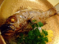 さざ波プラン「のどぐろ塩釜焼」付