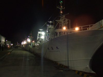 蟹の名港「柴山港」　かにの大型漁船の数が日本一