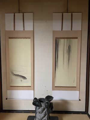 「龍門鯉魚図」円山応挙作 大乗寺所蔵